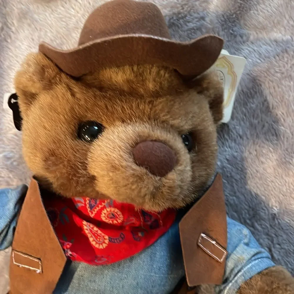 NWT The Heritage Collection Ganz Bros Duke Cow Bear Plush 1993 vintage